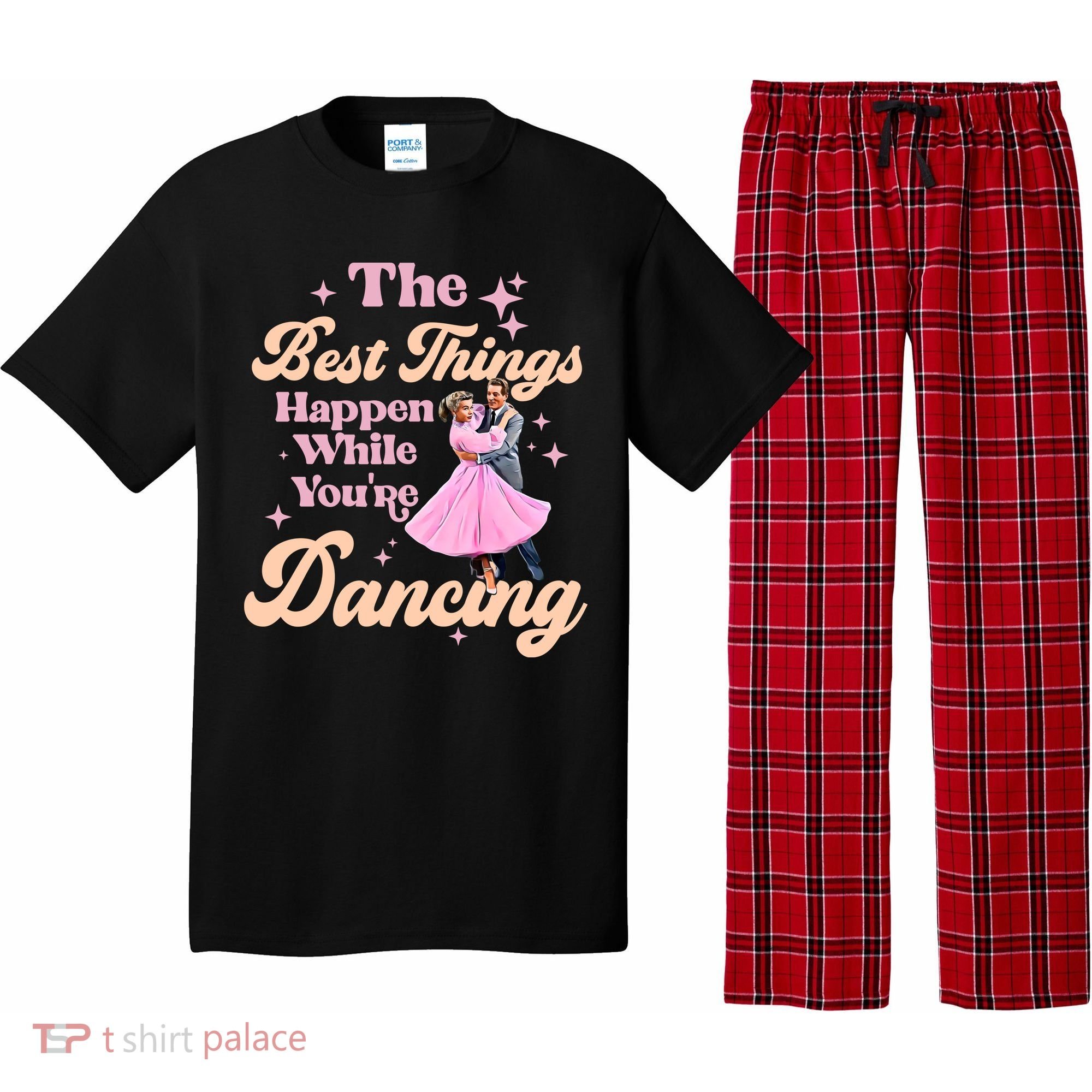 White Christmas Movie The Best Things Happen While Youre Dancing Wallace & Davis Pajama Set