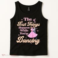 White Christmas Movie The Best Things Happen While Youre Dancing Wallace & Davis Tank Top thumb 2
