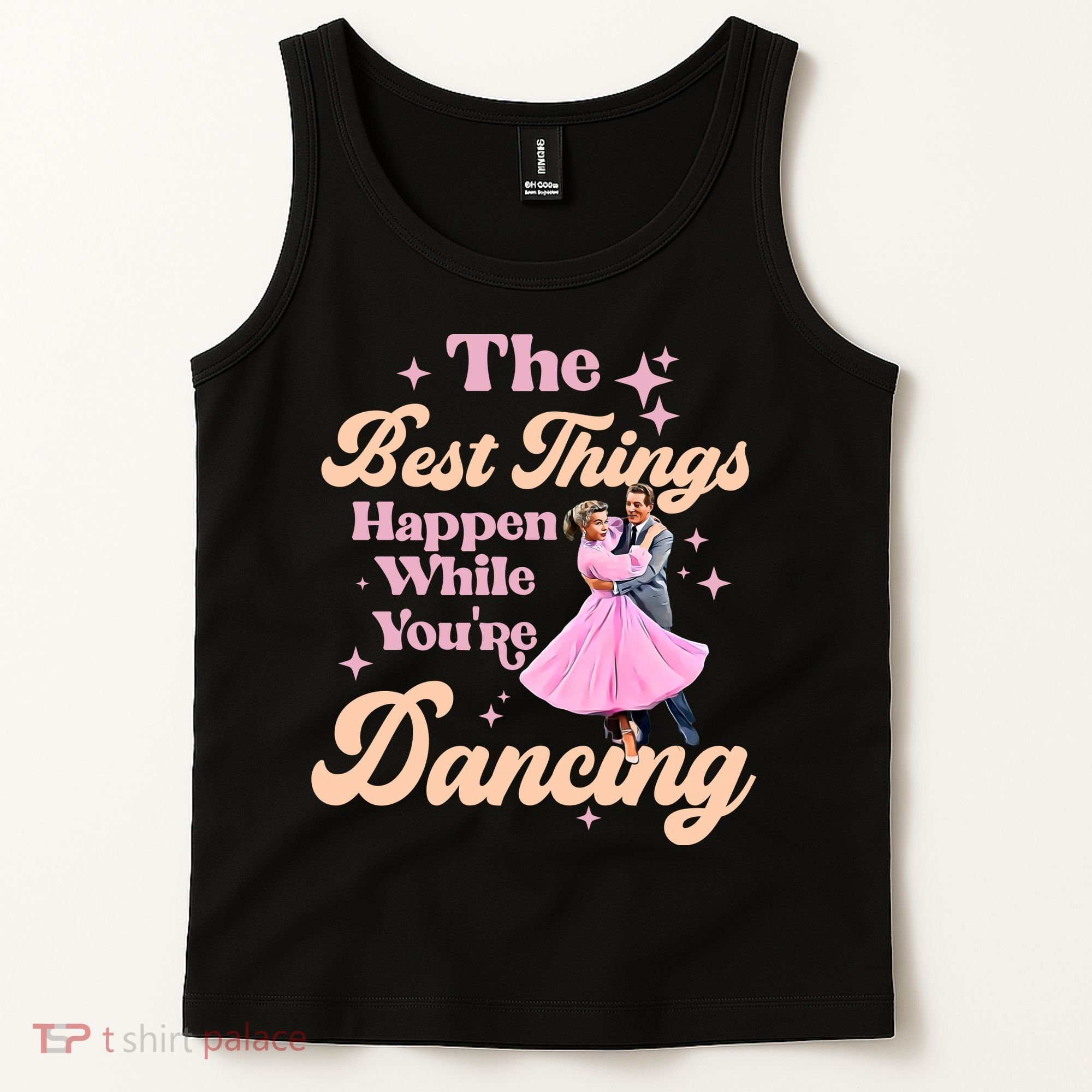 White Christmas Movie The Best Things Happen While Youre Dancing Wallace & Davis Tank Top