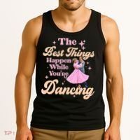 White Christmas Movie The Best Things Happen While Youre Dancing Wallace & Davis Tank Top thumb 3
