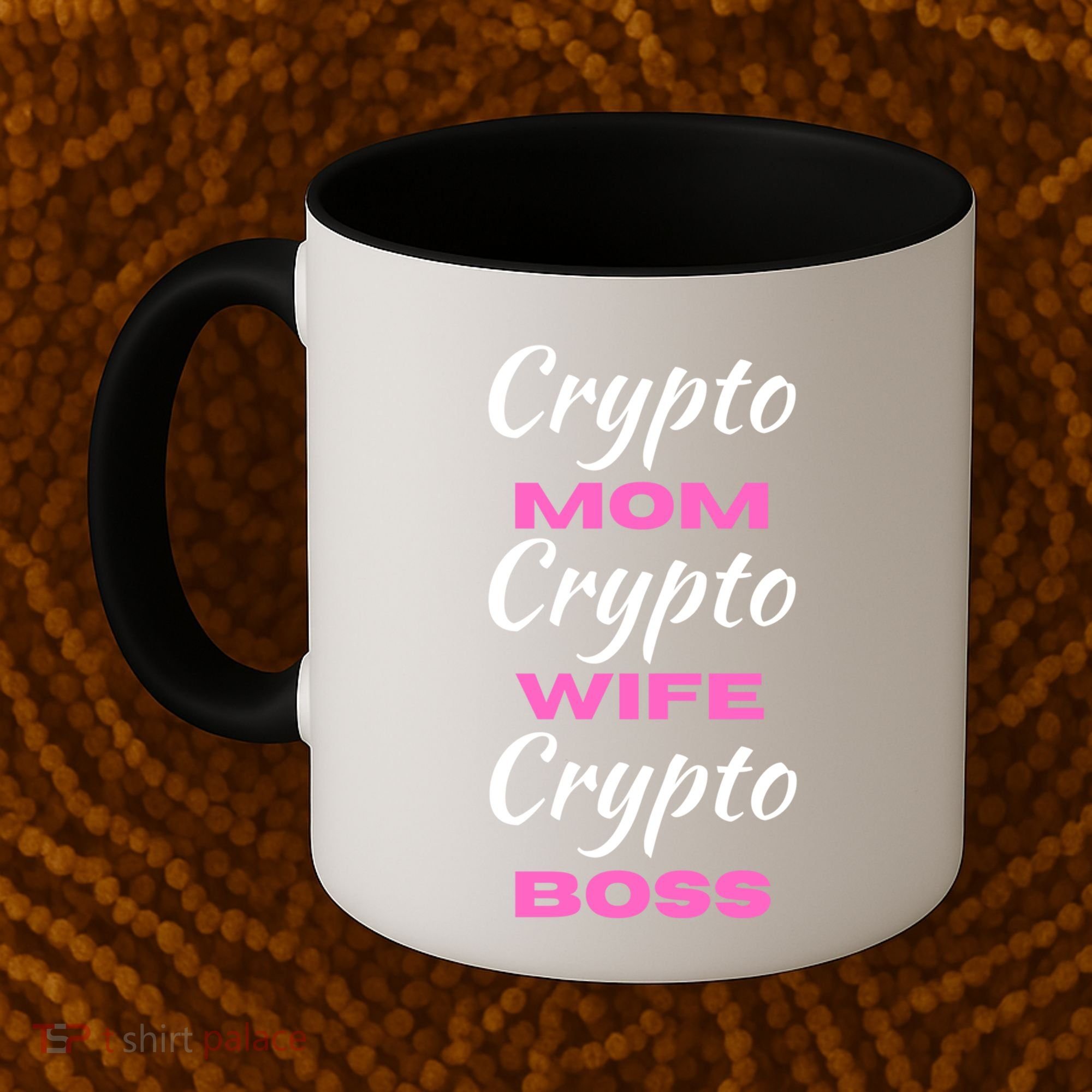 Wo Crypto Mom Wife Boss Funny Tee Bitcoin Ethereum Funny Gift Coffee Mug