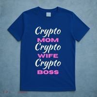 Wo Crypto Mom Wife Boss Funny Tee Bitcoin Ethereum Funny Gift T-Shirt thumb 5