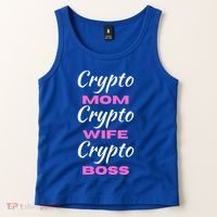 Wo Crypto Mom Wife Boss Funny Tee Bitcoin Ethereum Funny Gift Tank Top thumb 2