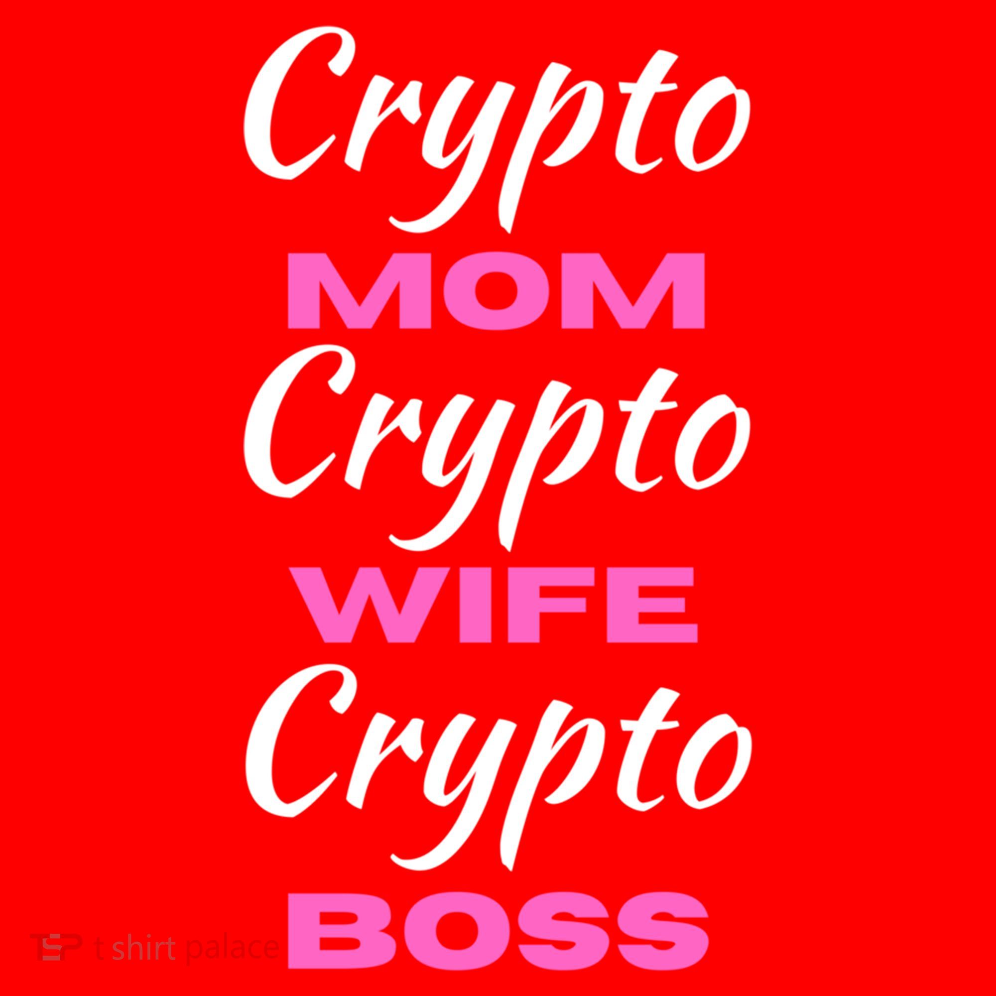 Wo Crypto Mom Wife Boss Funny Tee Bitcoin Ethereum Funny Gift Santa Hat