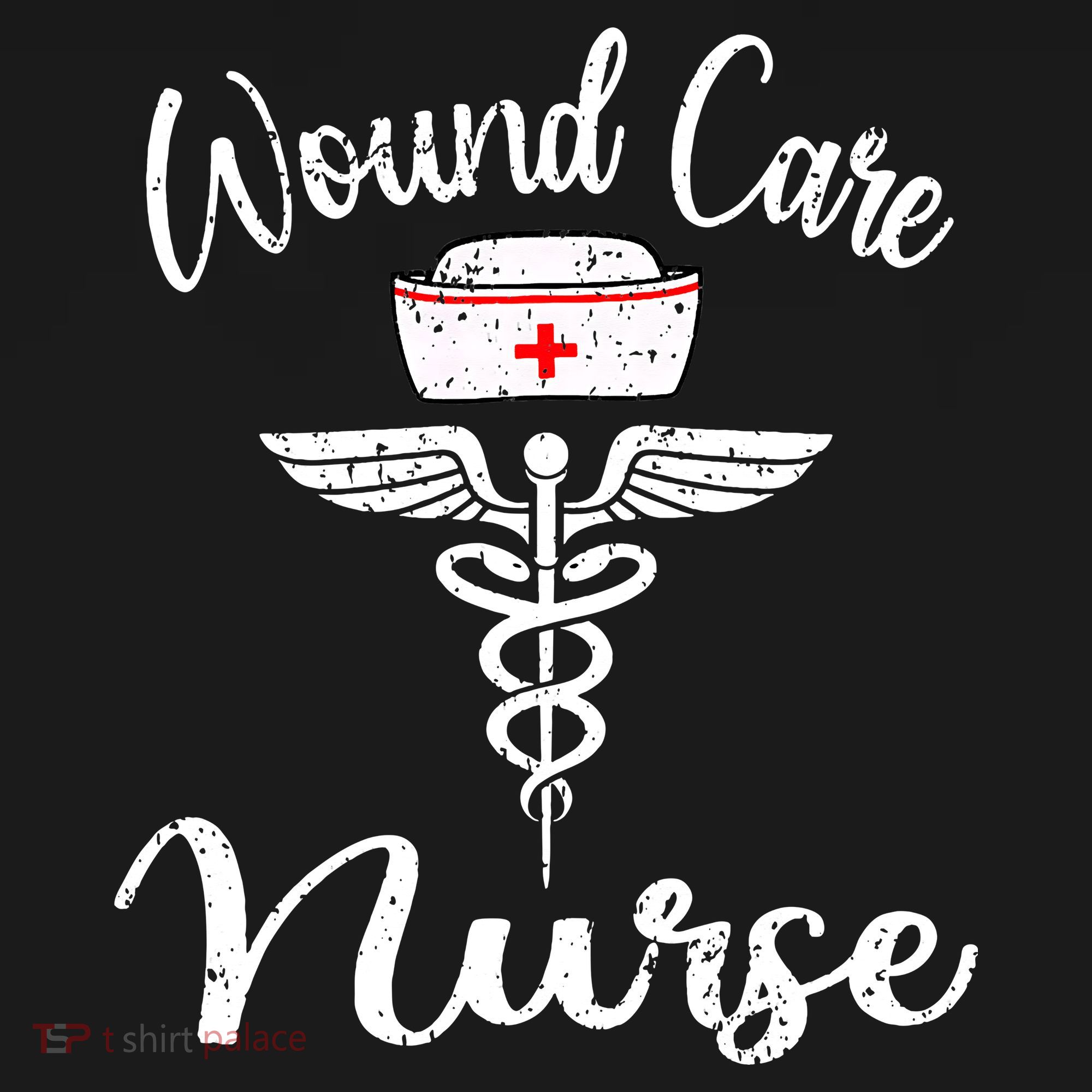 Wound Care Nurse Watercol Love Heart Stethoscope Nurse Apron