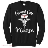 Wound Care Nurse Watercol Love Heart Stethoscope Nurse Sweatshirt thumb 0