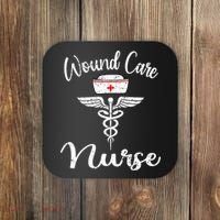 Wound Care Nurse Watercol Love Heart Stethoscope Nurse Coaster thumb 0