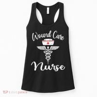 Wound Care Nurse Watercol Love Heart Stethoscope Nurse Women's Tank Top thumb 0