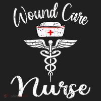 Wound Care Nurse Watercol Love Heart Stethoscope Nurse Hat thumb 2