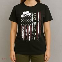 Western Country N Boy Rodeo Southern Retro Cowboy T-Shirt thumb 4