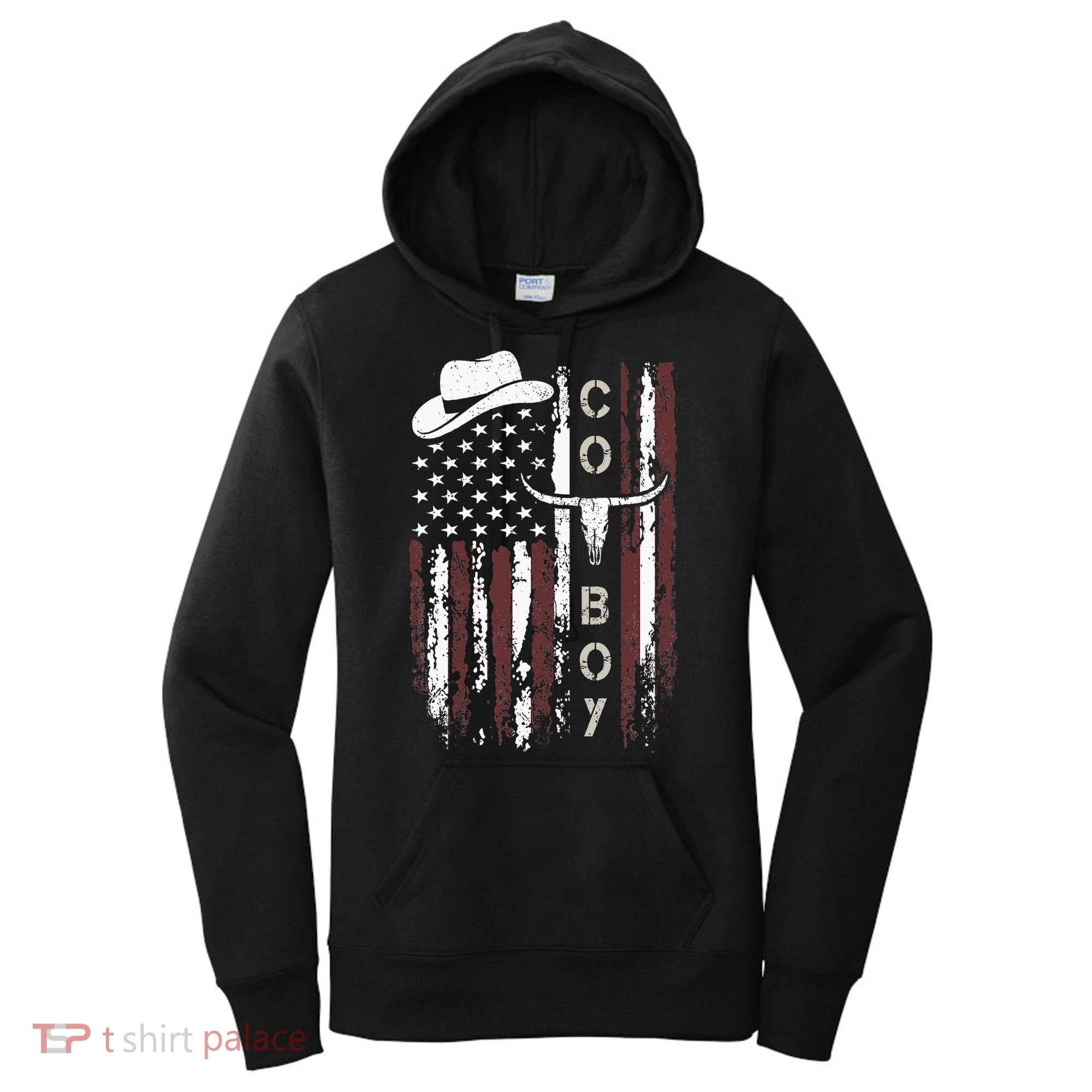 Western Country N Boy Rodeo Southern Retro Cowboy Women's Hoodie