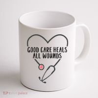 Wound Care Nurse Good Care Heals All Wounds Coffee Mug thumb 1