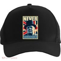 Winston Churchill Never Surrender British Flag Propaganda Five-Panel Snapback Cap thumb 0