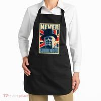 Winston Churchill Never Surrender British Flag Propaganda Apron thumb 2