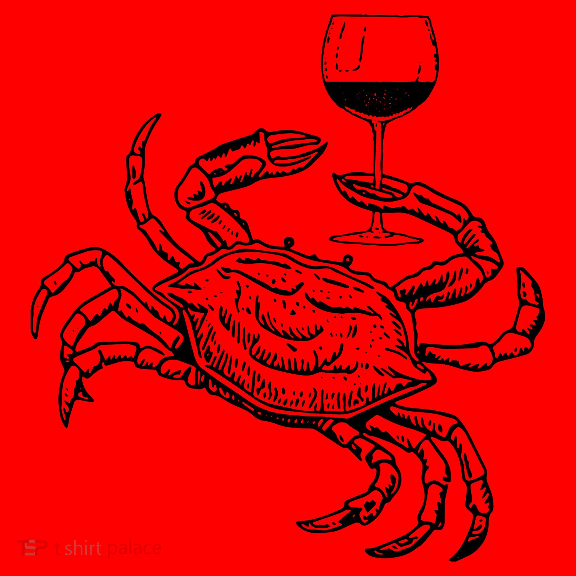 Wine Crab Ocean Lovers Shirts Funny Drinking Vacation Santa Hat