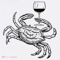Wine Crab Ocean Lovers Shirts Funny Drinking Vacation Women's Tank Top thumb 5