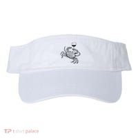 Wine Crab Ocean Lovers Shirts Funny Drinking Vacation Visor thumb 0