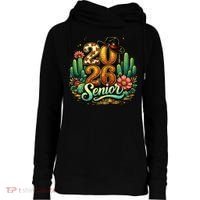 Western Class Of 2026 Senior Womens Funnel Neck Pullover Hood thumb 0