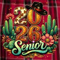 Western Class Of 2026 Senior Women's Flannel Plaid Pajama Pants thumb 2