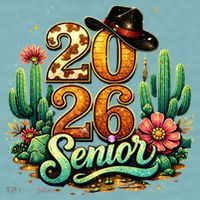 Western Class Of 2026 Senior Sueded Cloud Jersey T-Shirt thumb 2