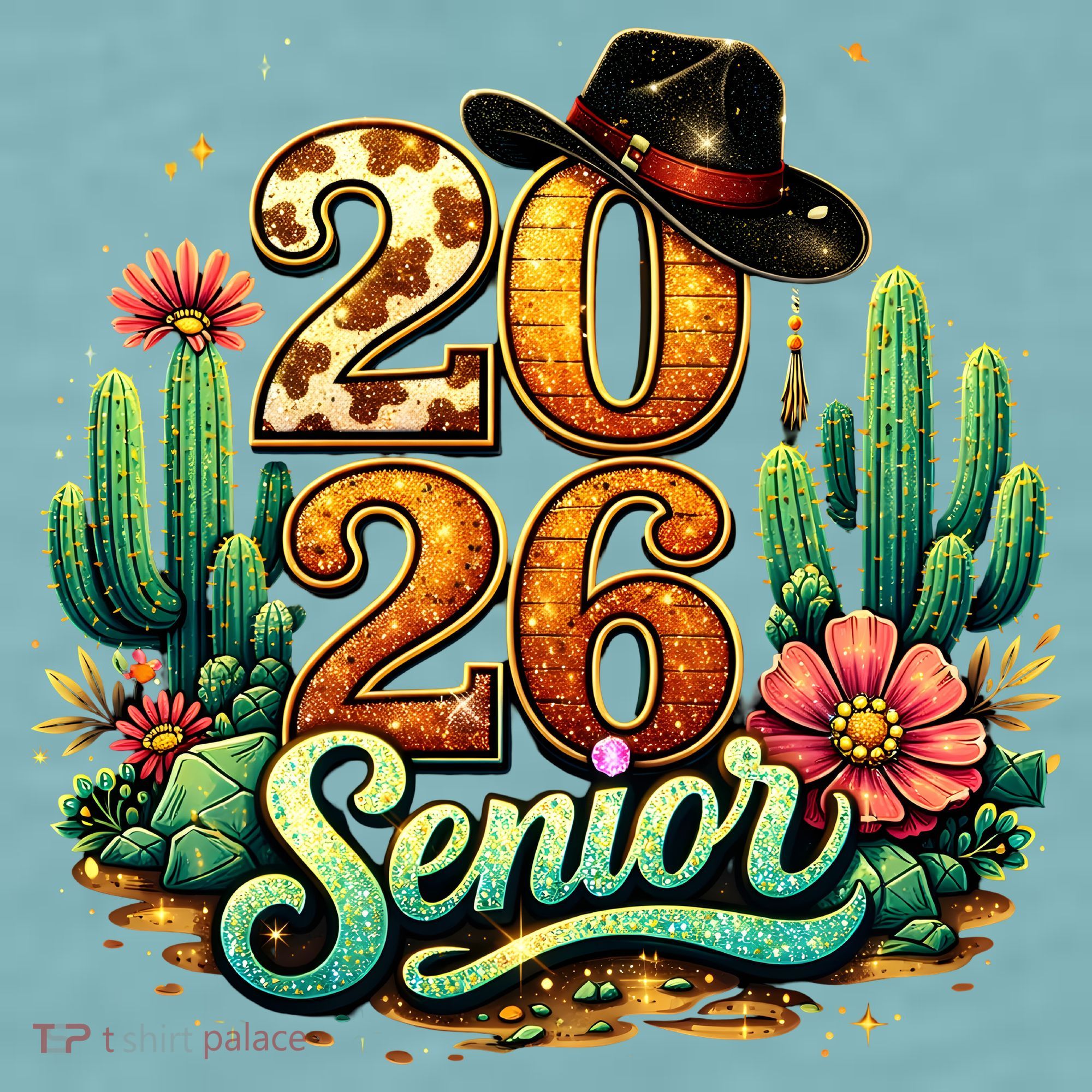 Western Class Of 2026 Senior Sueded Cloud Jersey T-Shirt