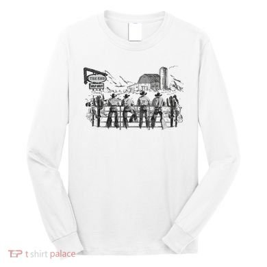 Western Cowboys Oversized Long Sleeve Shirt