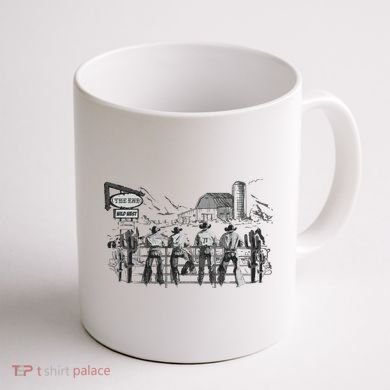 Western Cowboys Oversized Coffee Mug back