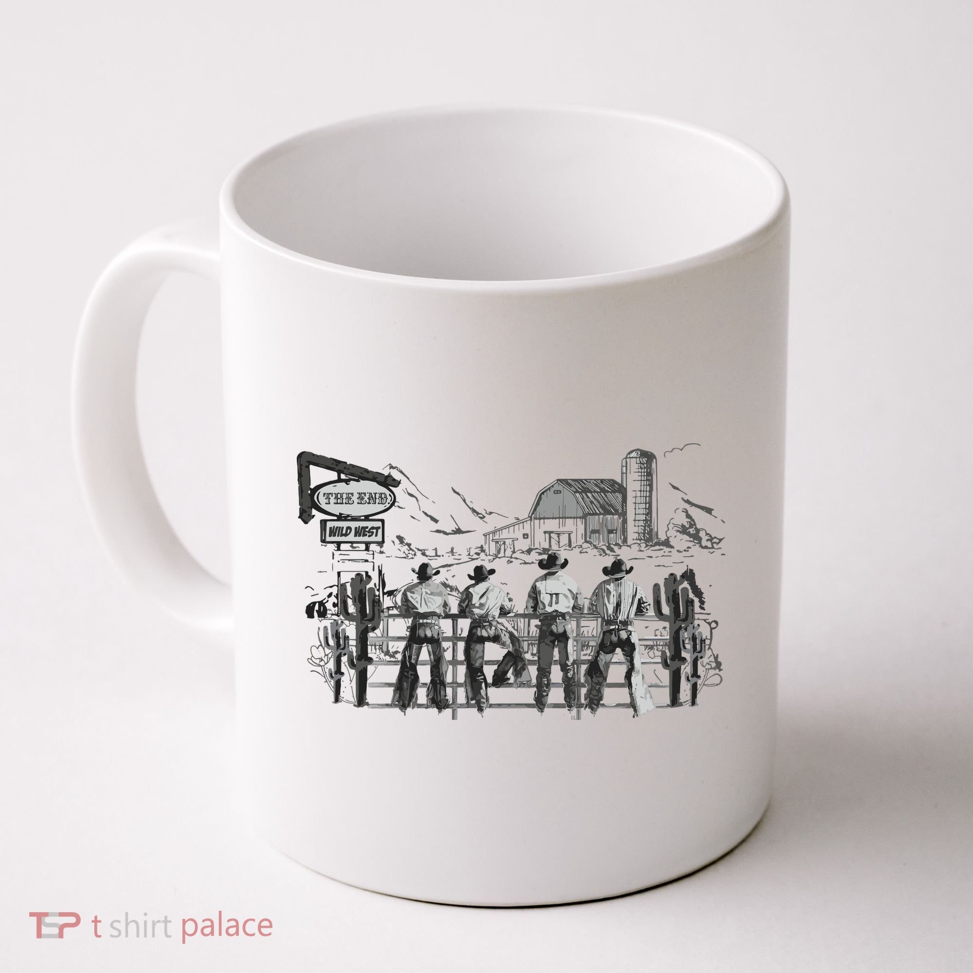 Western Cowboys Oversized Coffee Mug