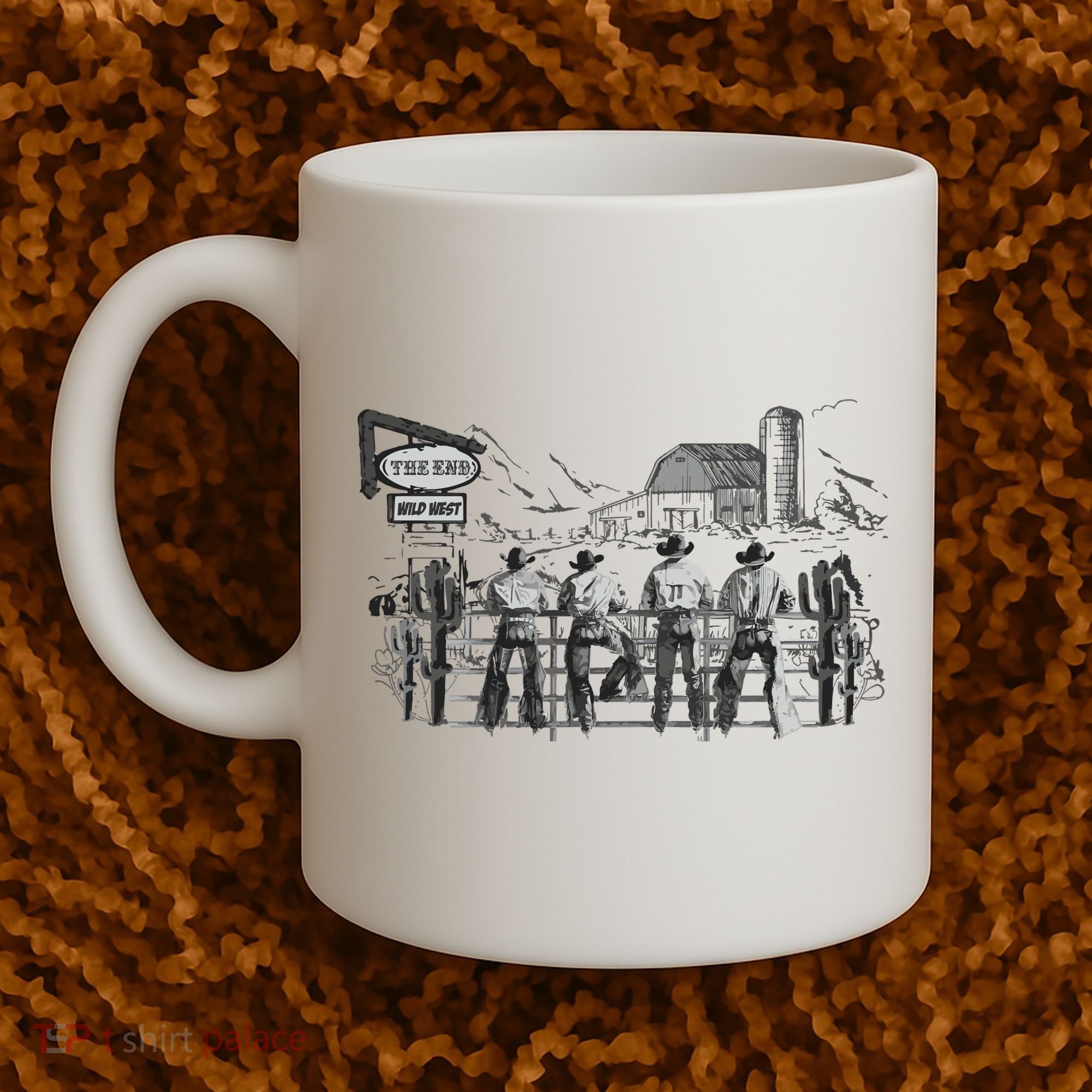 Western Cowboys Oversized Coffee Mug