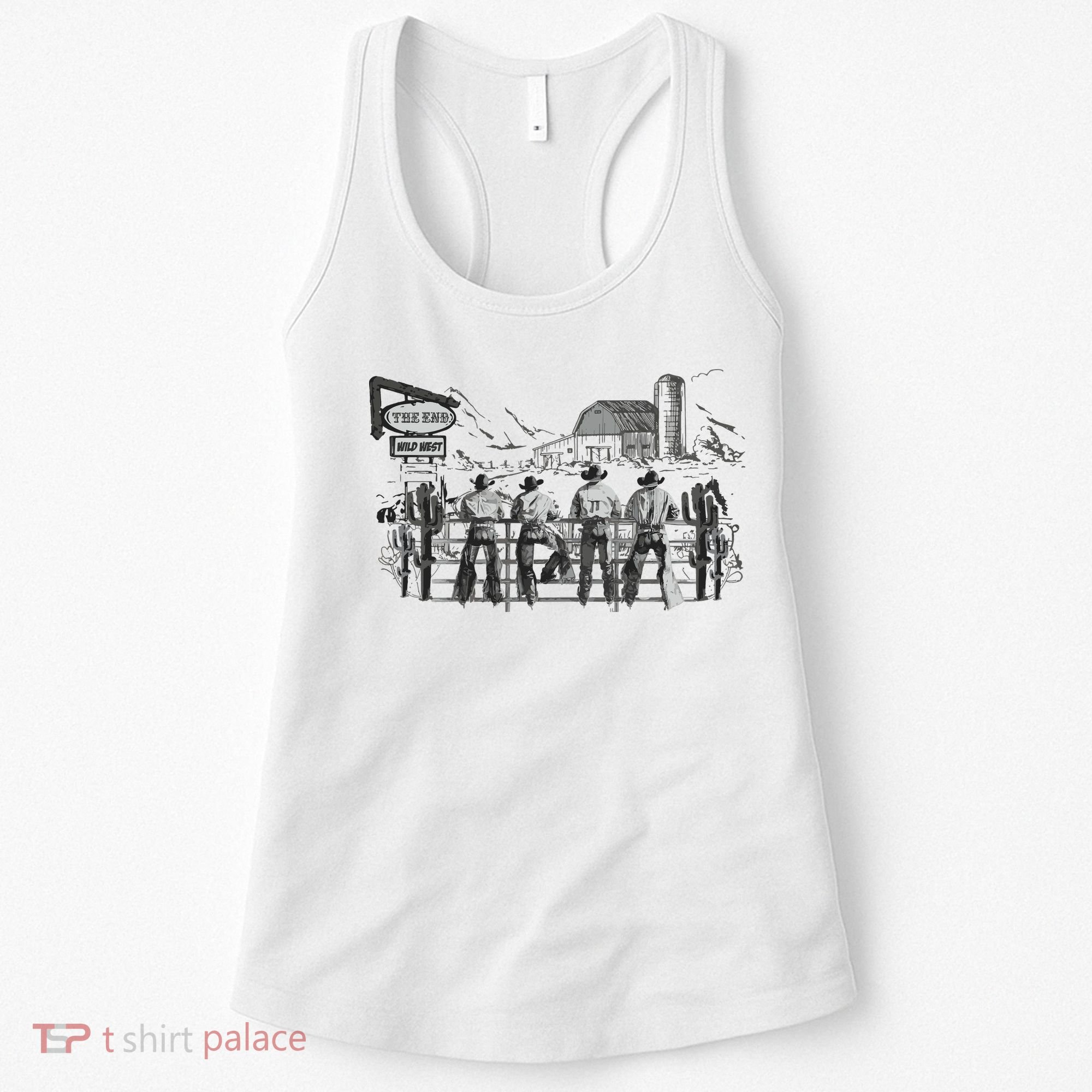 Western Cowboys Oversized Women's Tank Top