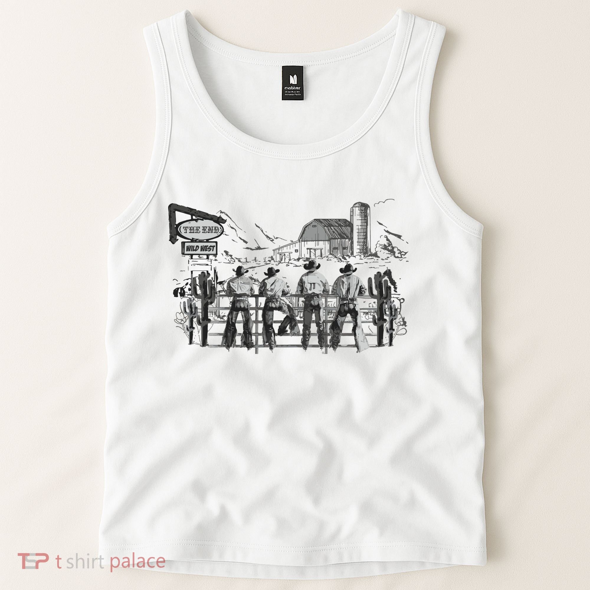 Western Cowboys Oversized Tank Top