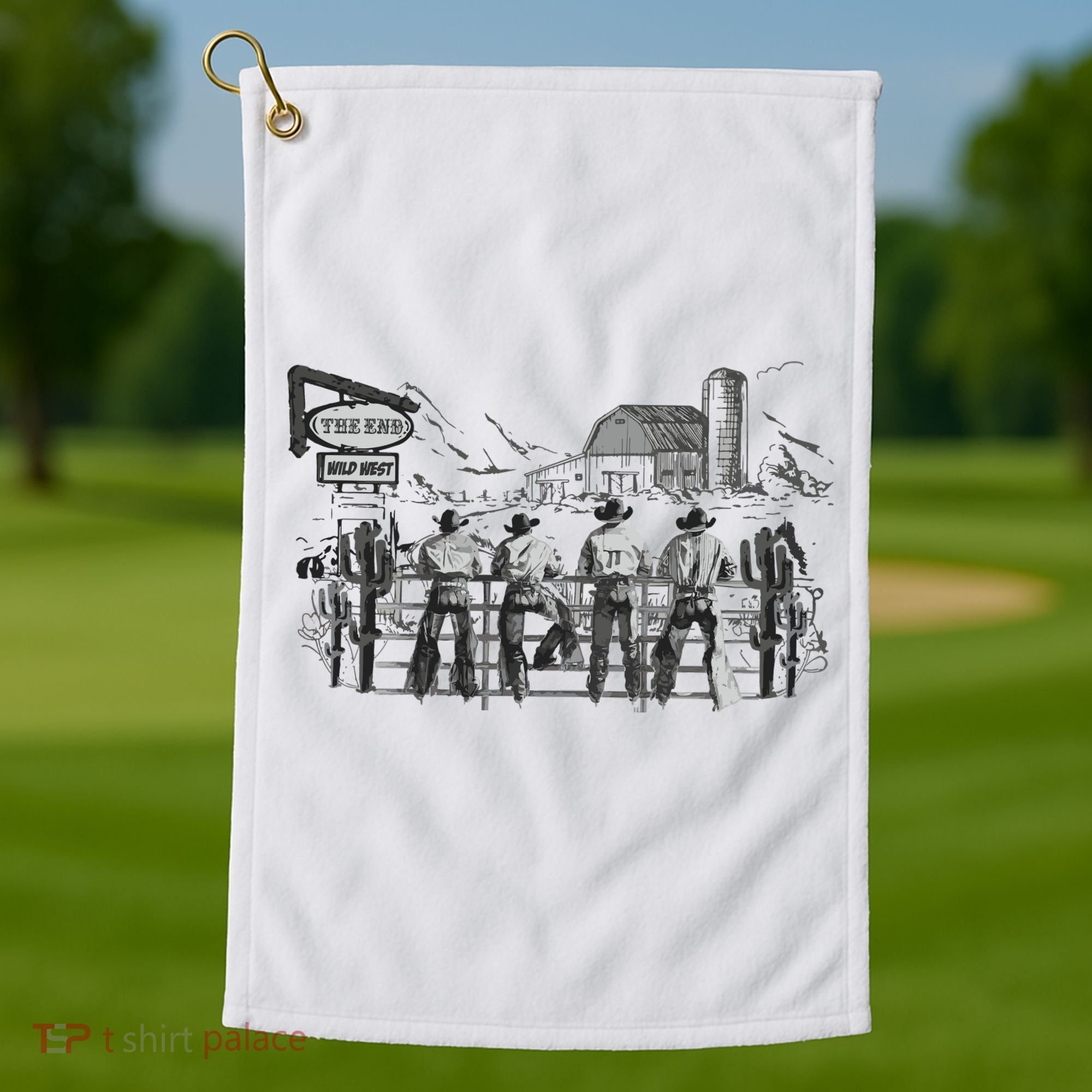 Western Cowboys Oversized Golf Towel