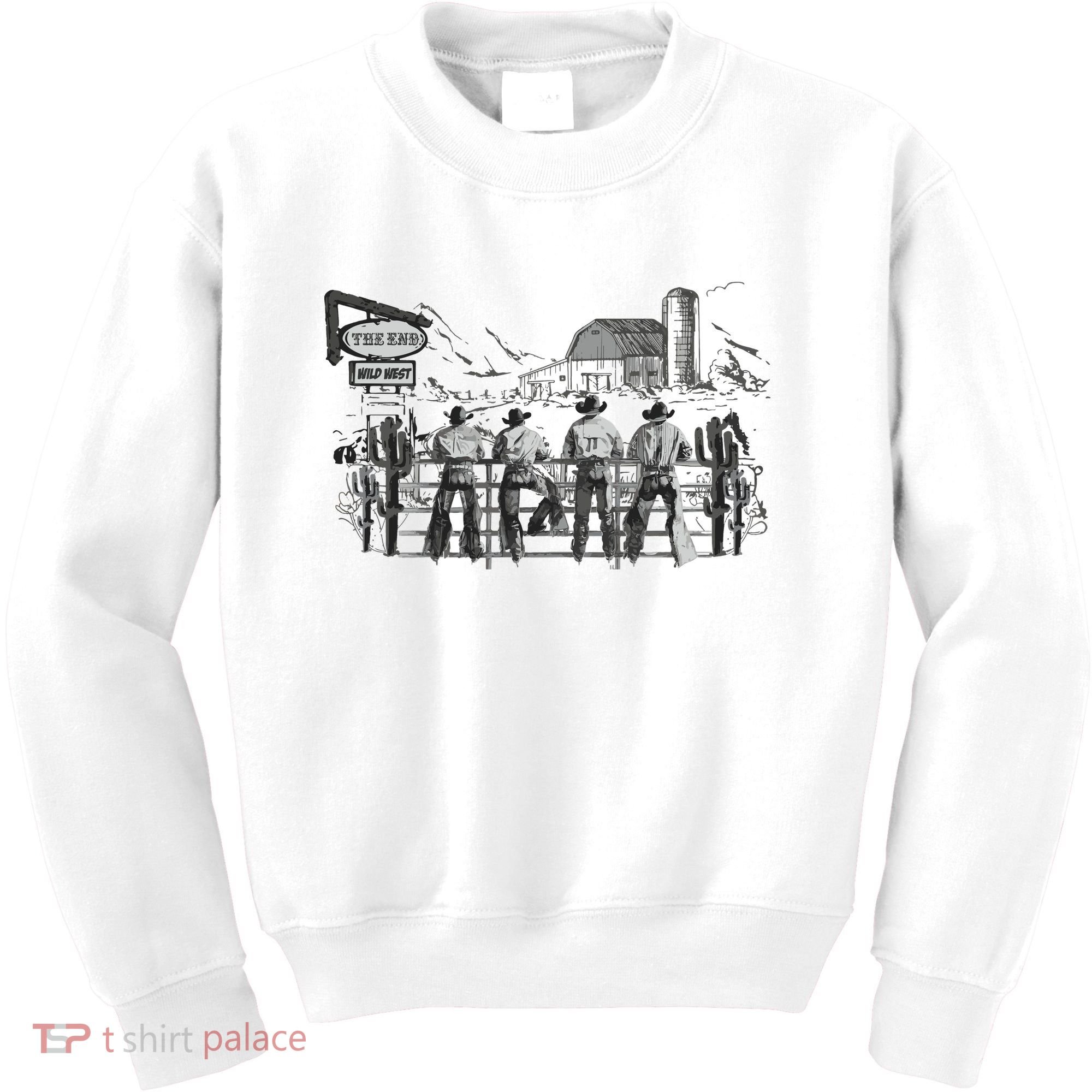 Western Cowboys Oversized Kids Sweatshirt
