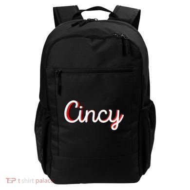 Womens Cincinnati Ohio Classic Red Script Cincy City Vacation Gift Backpack