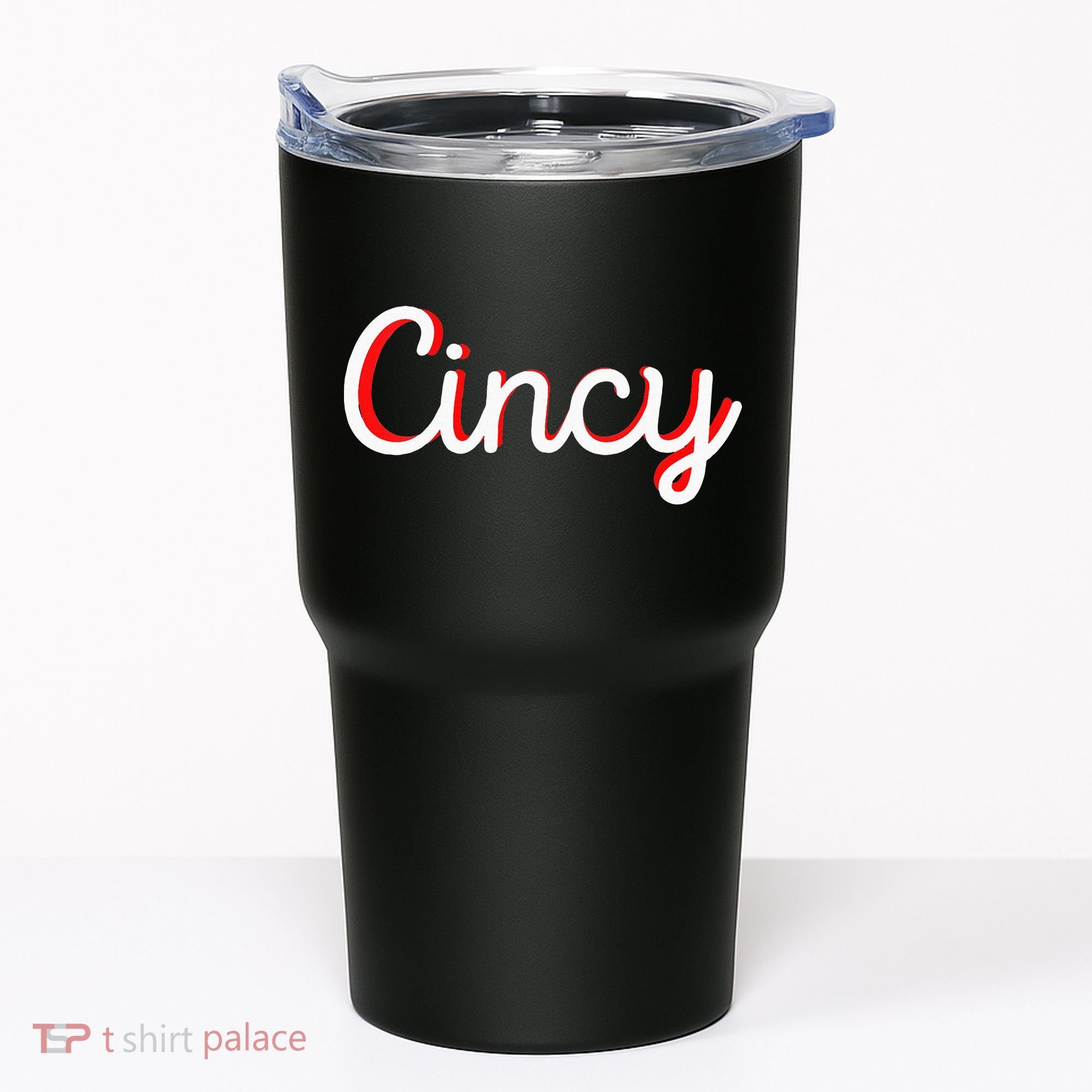 Womens Cincinnati Ohio Classic Red Script Cincy City Vacation Gift Tumbler