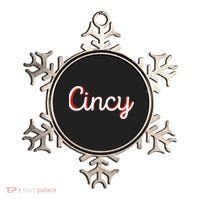 Womens Cincinnati Ohio Classic Red Script Cincy City Vacation Gift Ornament thumb 0