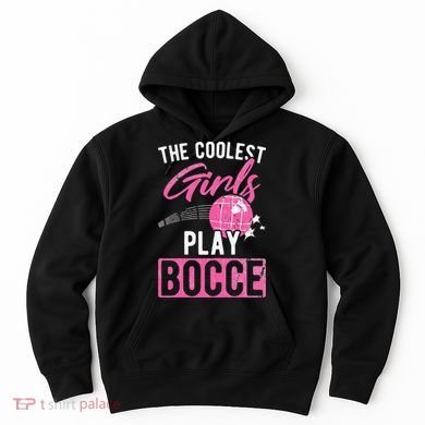 Womens Coolest Play Bocce Ball Hoodie