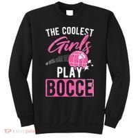 Womens Coolest Play Bocce Ball Sweatshirt thumb 0