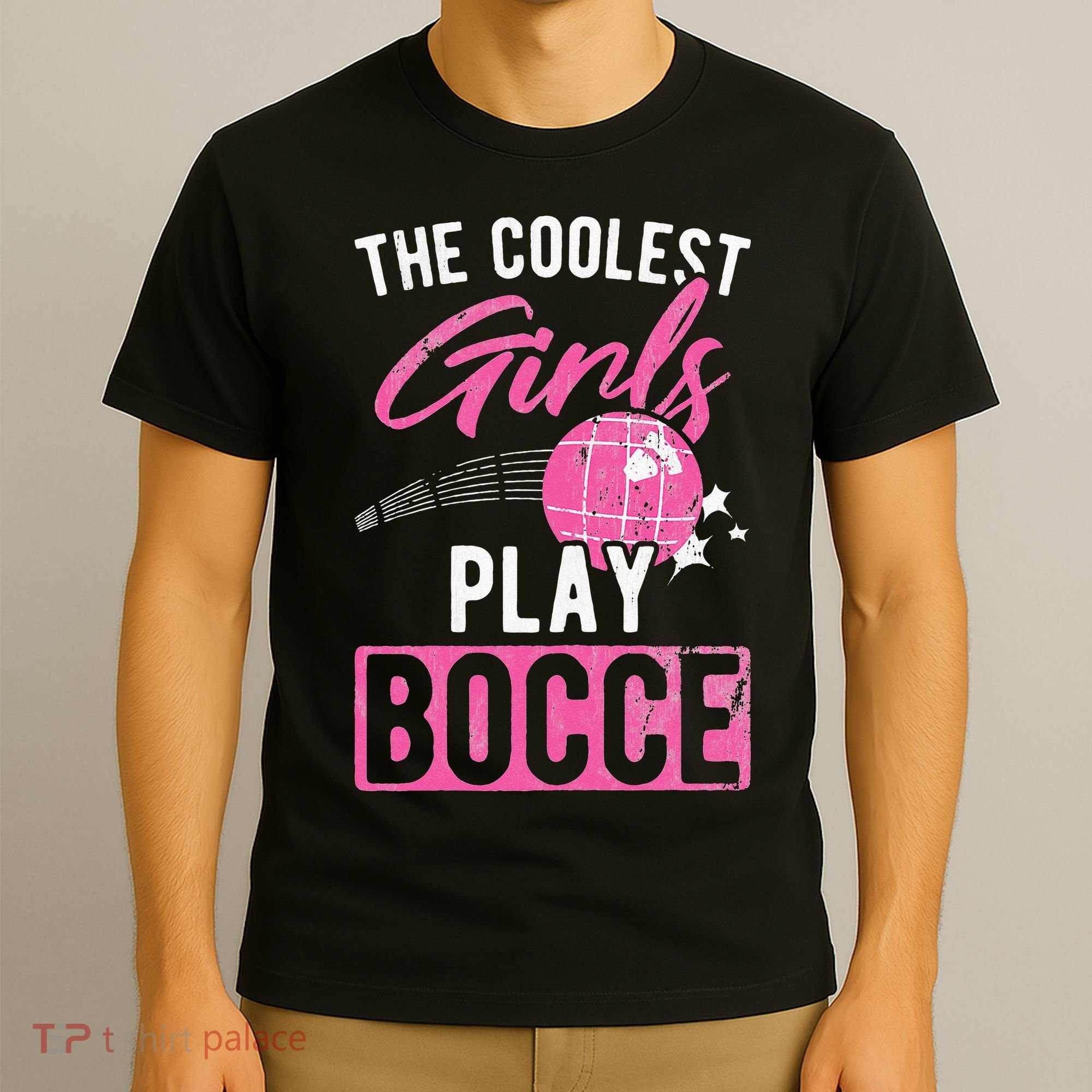 Womens Coolest Play Bocce Ball T-Shirt