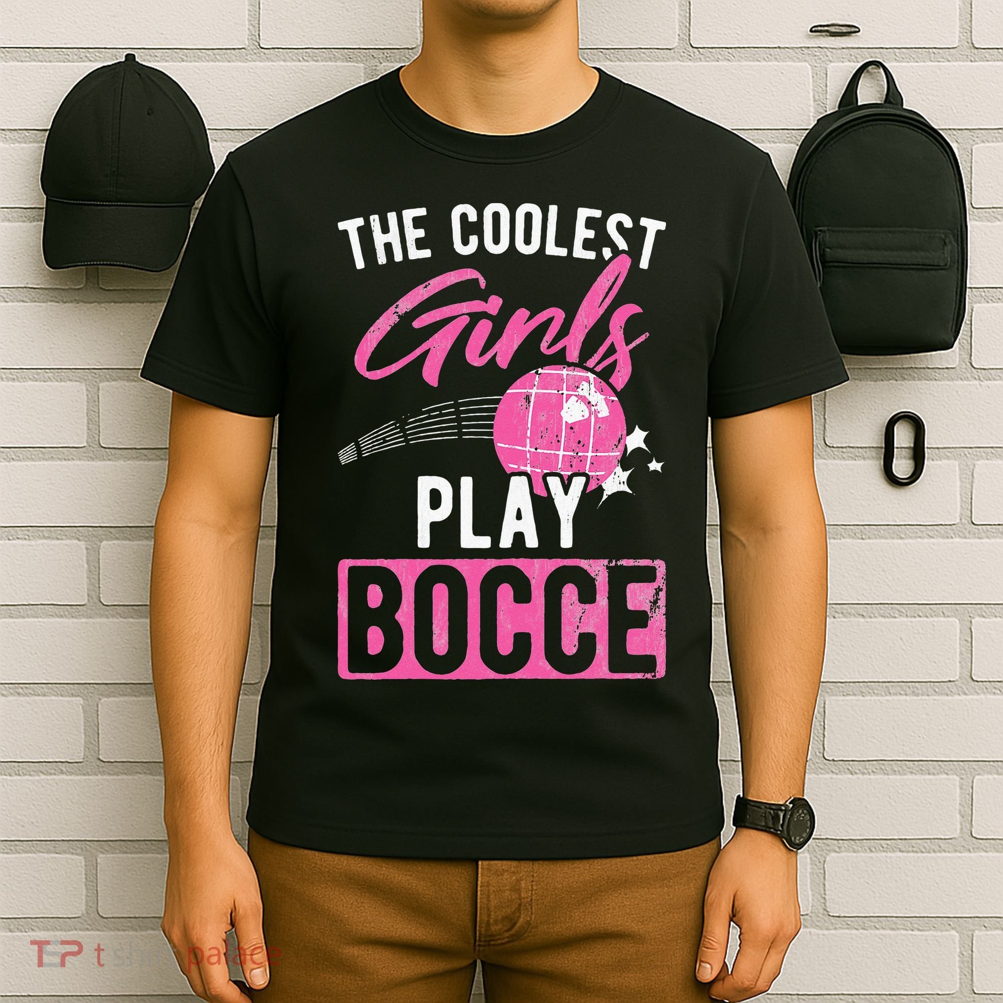 Womens Coolest Play Bocce Ball T-Shirt