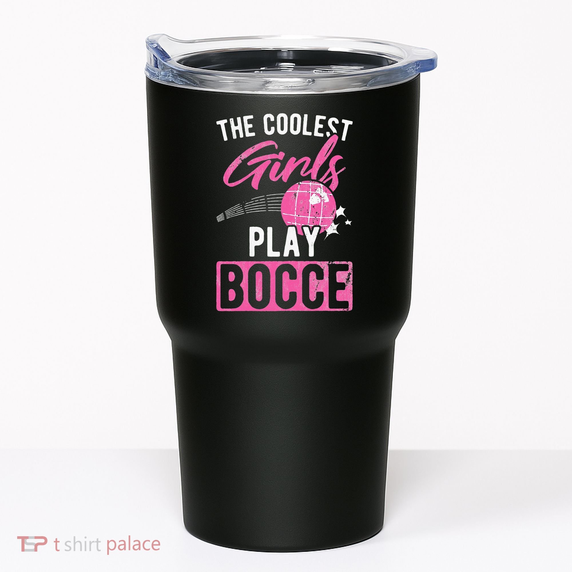Womens Coolest Play Bocce Ball Tumbler