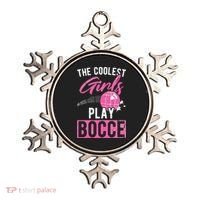 Womens Coolest Play Bocce Ball Ornament thumb 0