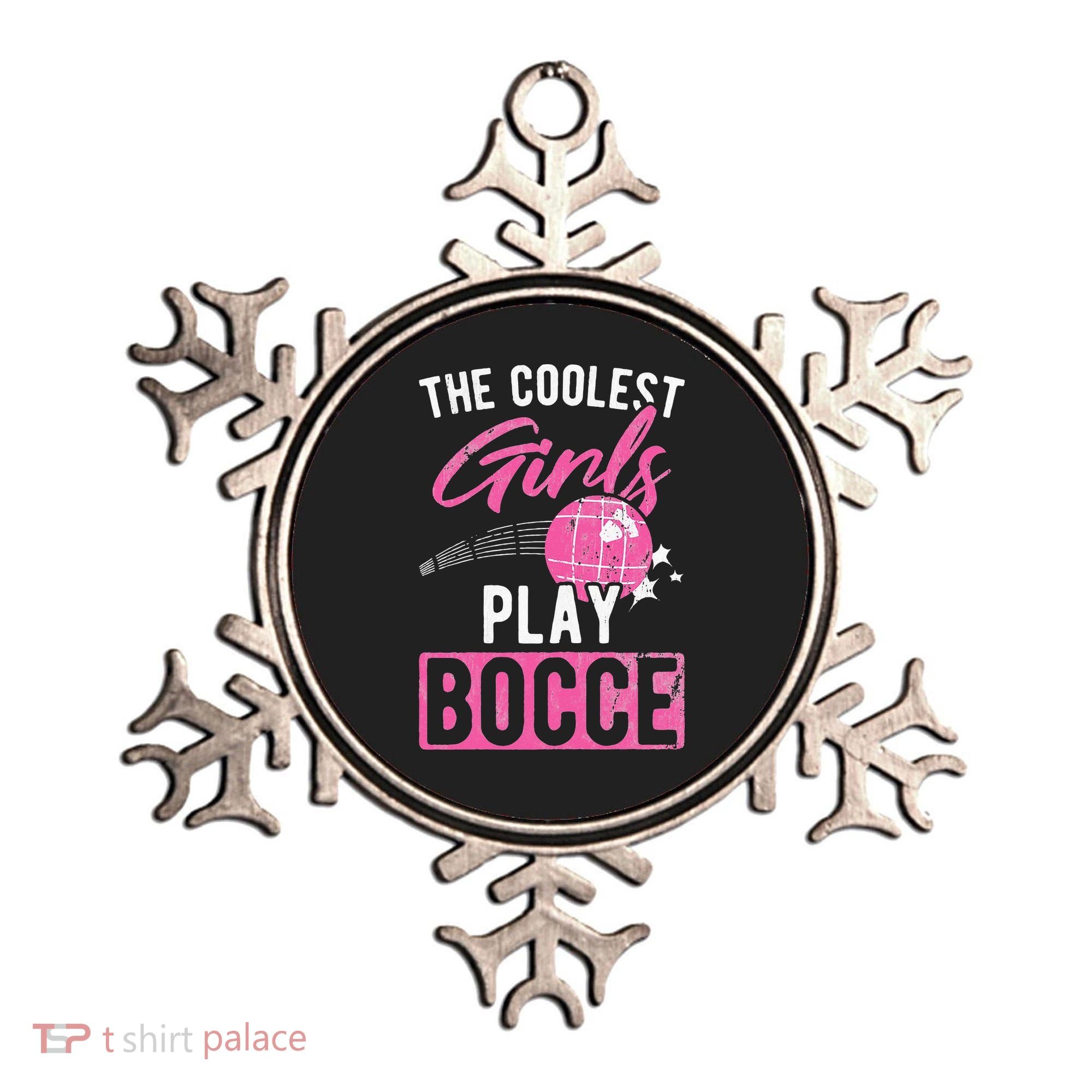 Womens Coolest Play Bocce Ball Ornament