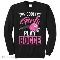 Womens Coolest Play Bocce Ball Tall Sweatshirt thumb 0