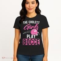 Womens Coolest Play Bocce Ball Women's T-Shirt thumb 4