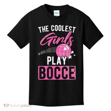 Womens Coolest Play Bocce Ball Kids T-Shirt
