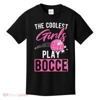 Womens Coolest Play Bocce Ball Kids T-Shirt thumb 0