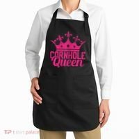 Womens Cornhole Queen Corn Hole Funny Apron thumb 2