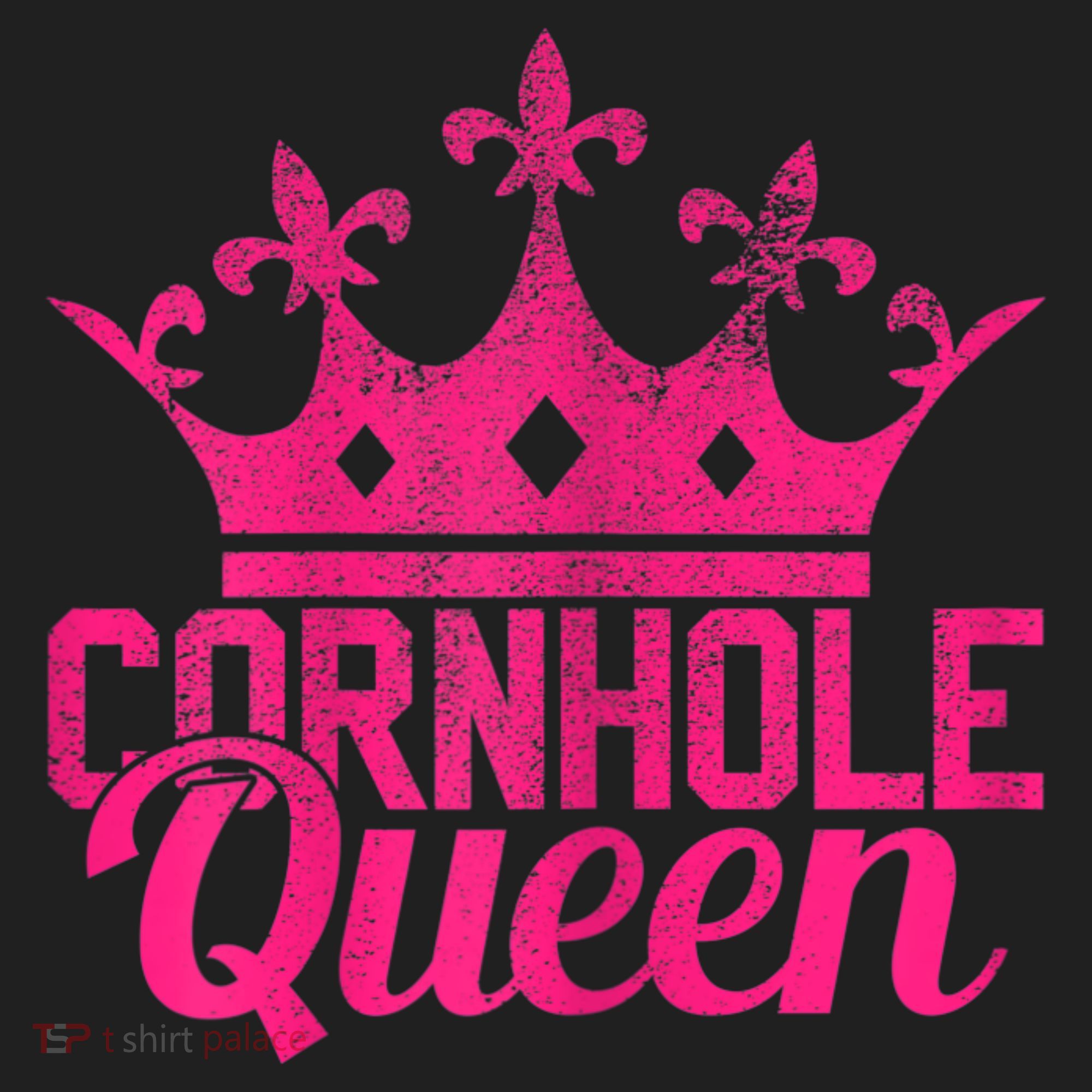 Womens Cornhole Queen Corn Hole Funny Beanie