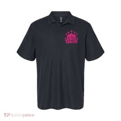 Womens Cornhole Queen Corn Hole Funny Polo